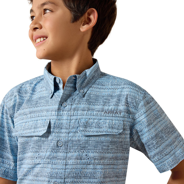 Ariat Boy's Blissful Blue VentTek Outbound Shirt