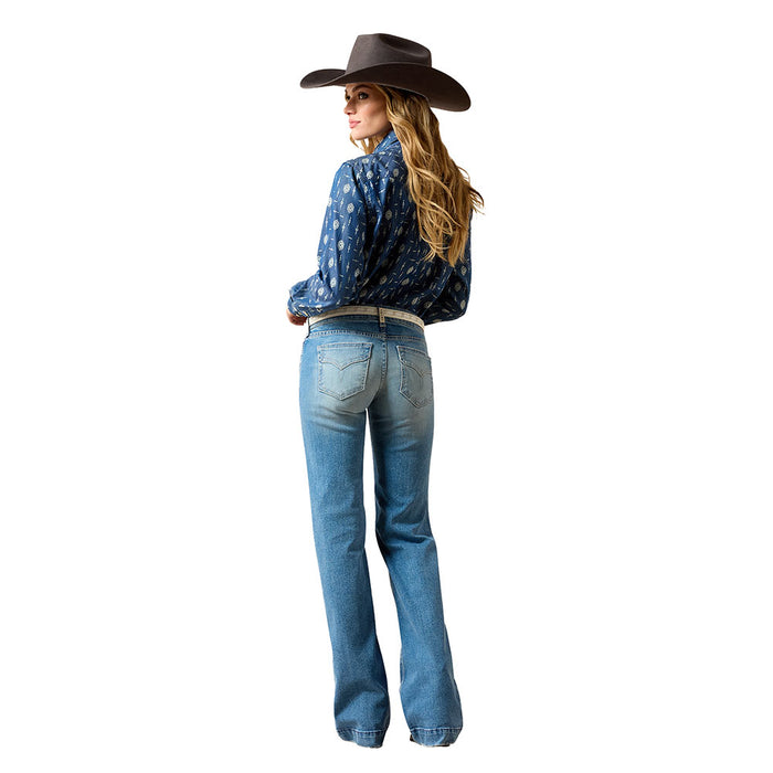 Ariat Women's Clara Mid Rise Yuba Jean