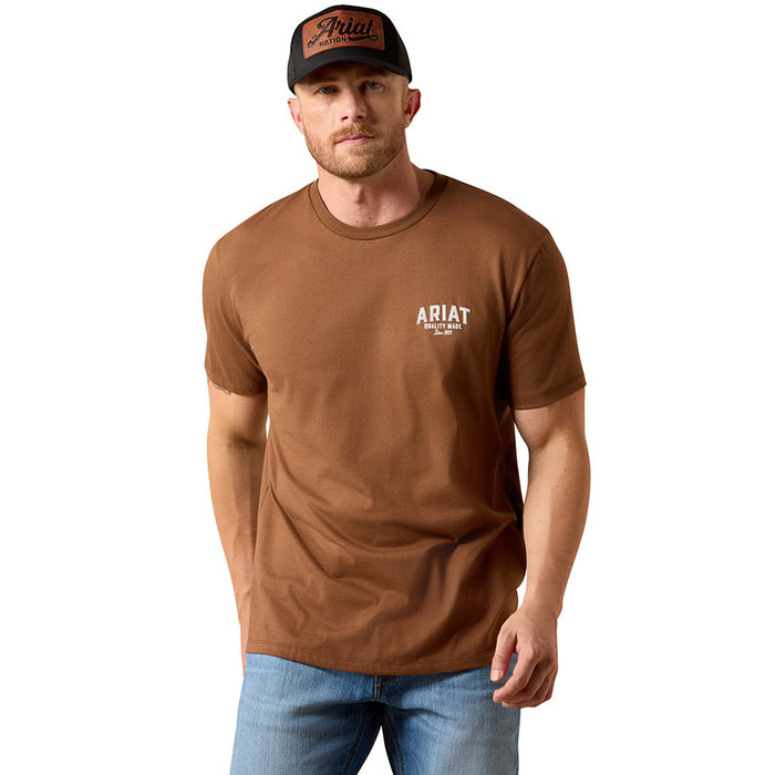 Ariat Men's Soft Silt Quality Wood States Tee Shirt