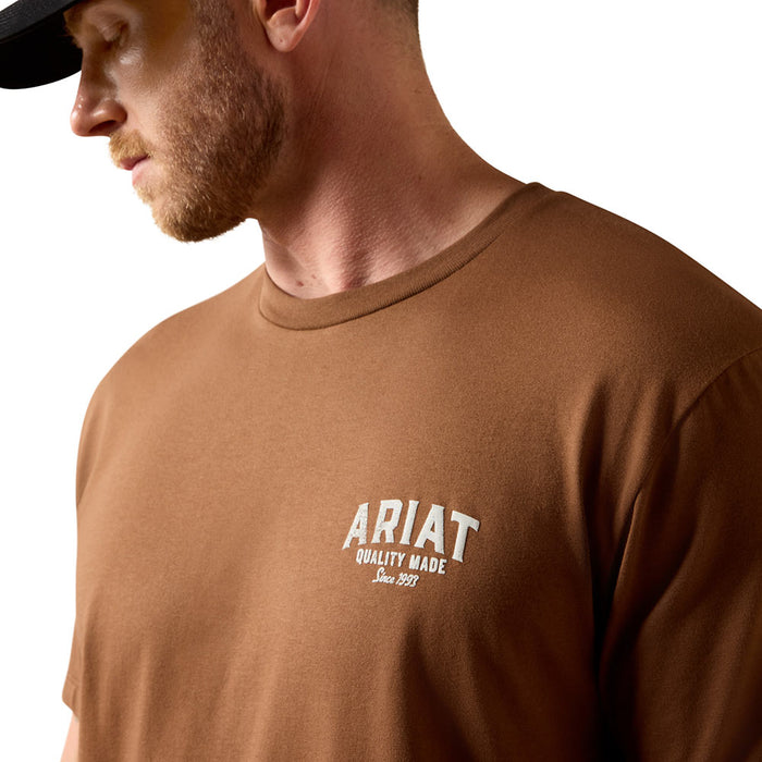 Ariat Men's Soft Silt Quality Wood States Tee Shirt