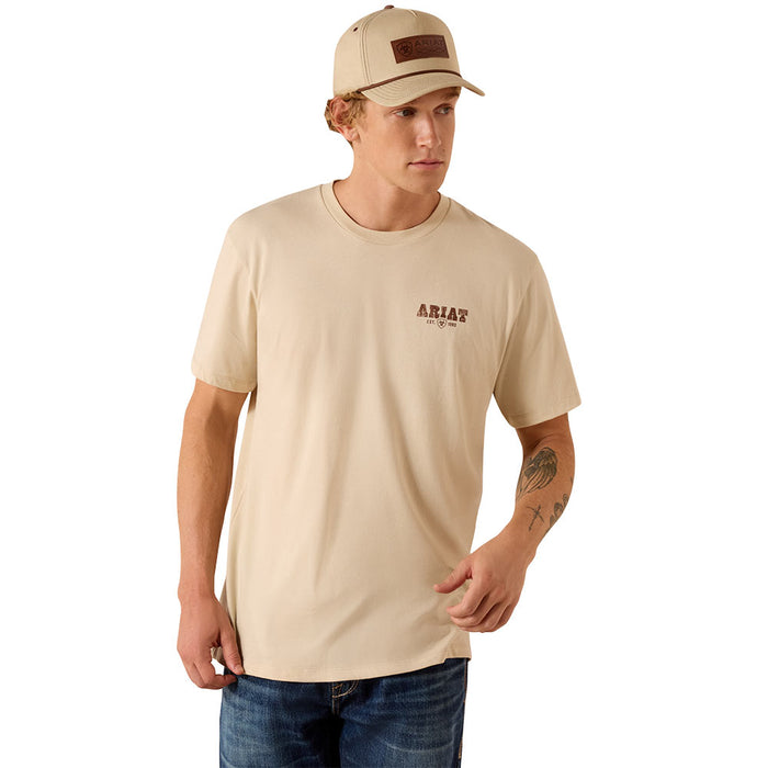 Ariat Men's Natural Cowboy Up Tee Shirt