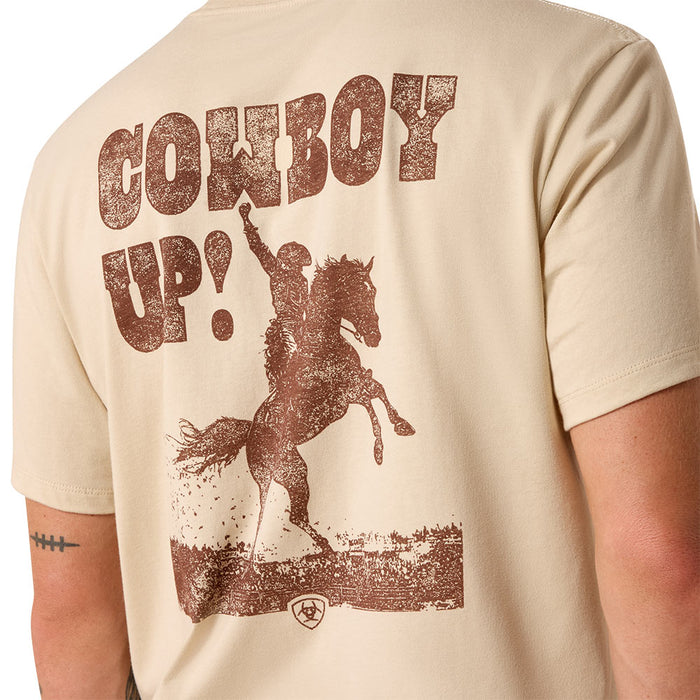 Ariat Men's Natural Cowboy Up Tee Shirt