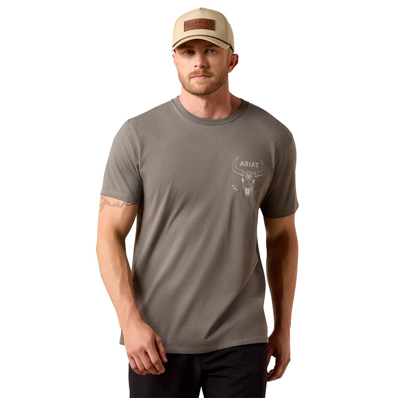 Ariat Men's Smoked Pearl Desert Badge Tee Shirt