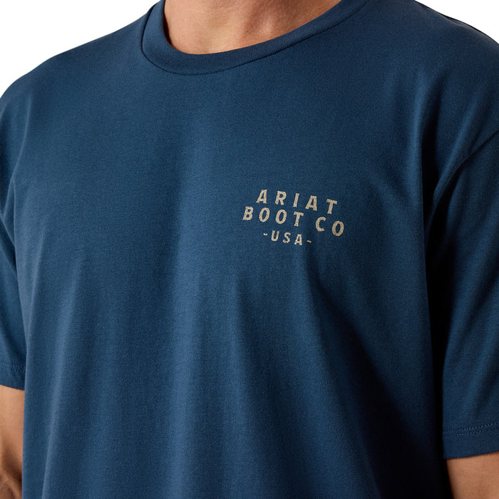 Ariat Men's Key Largo Drop Down Eagles Tee Shirt