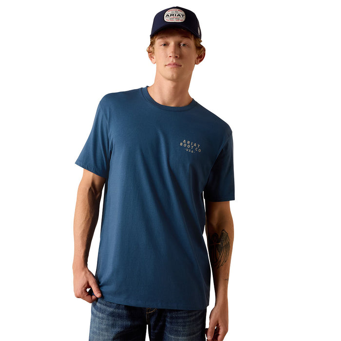 Ariat Men's Key Largo Drop Down Eagles Tee Shirt