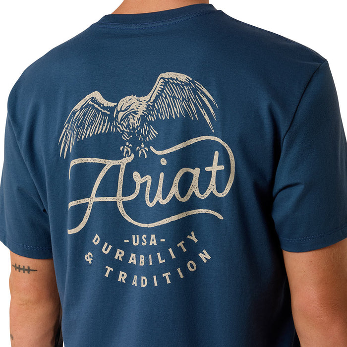 Ariat Men's Key Largo Drop Down Eagles Tee Shirt