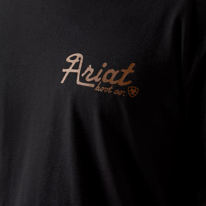 Ariat Men's Cowmooflage Black Tee Shirt