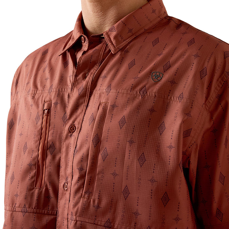 Ariat Men's Copper Printed VentTek Shirt