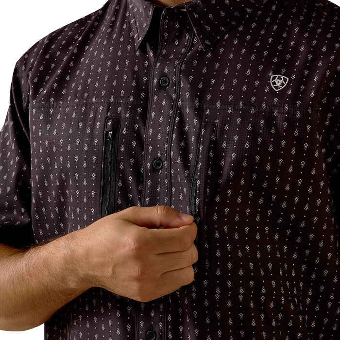 Ariat Men's Black Printed VentTek Shirt