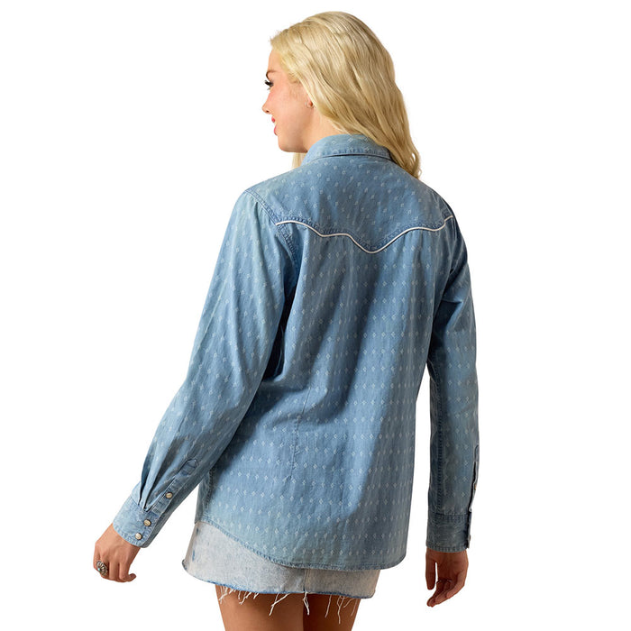 Ariat Women's Chambray Dobby Western Shirt