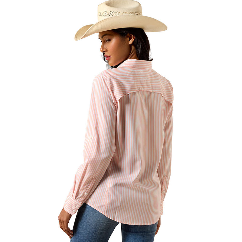 Ariat Women's VentTek Peach Stripe Shirt