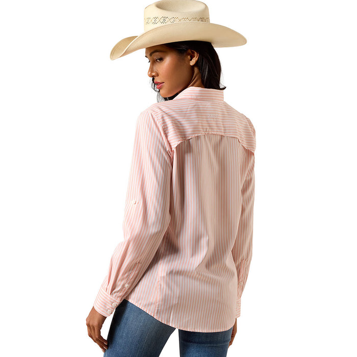 Ariat Women's VentTek Peach Stripe Shirt