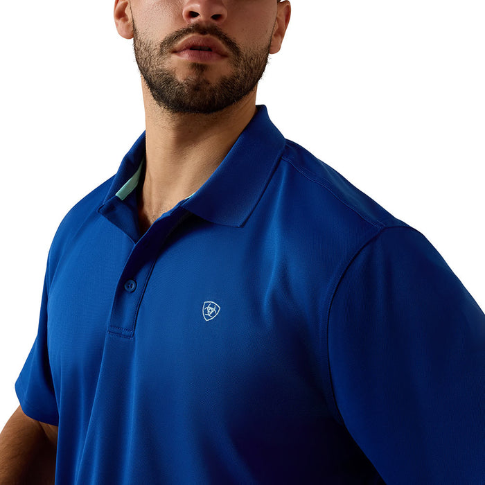Ariat Men's Blue Quartz Tek Polo