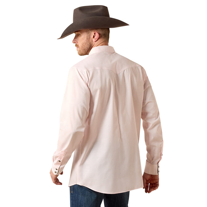 Ariat Men's Barely Pink Slub Fitted Shirt