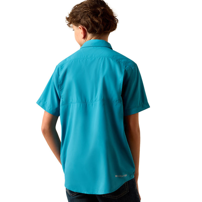 Ariat Boy's Blue Moon Print VentTek Outbound Shirt