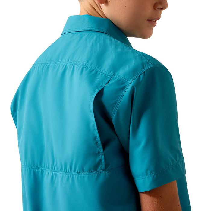 Ariat Boy's Blue Moon Print VentTek Outbound Shirt