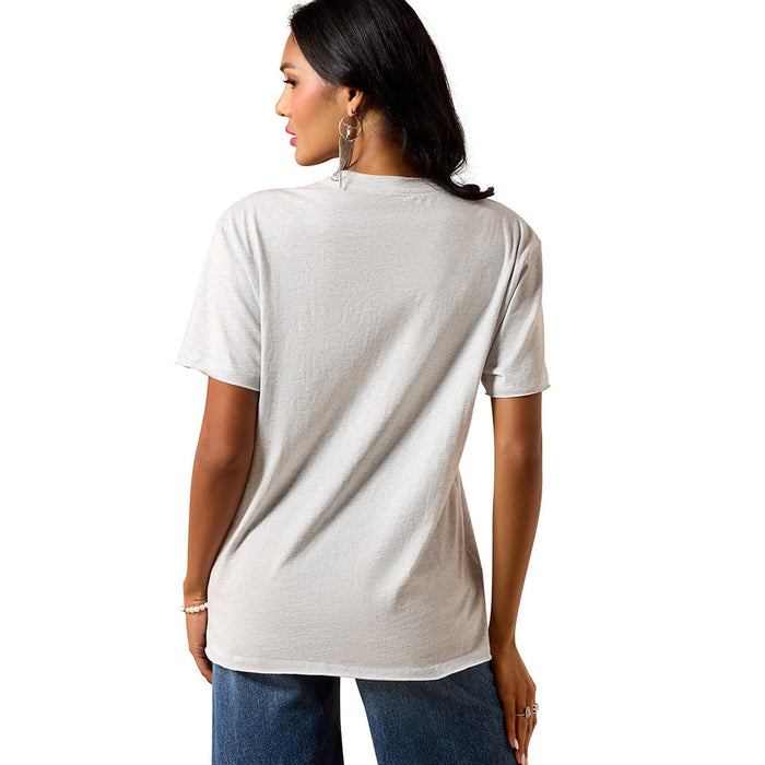 Ariat Women's Cowboy Rose Steel Tee Shirt