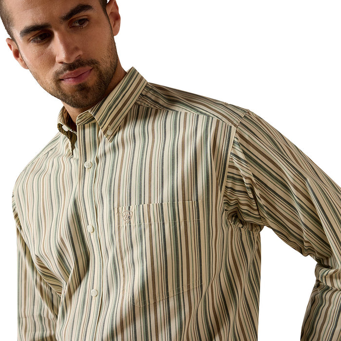 Ariat Men's White Stripe Pro Stevie Shirt