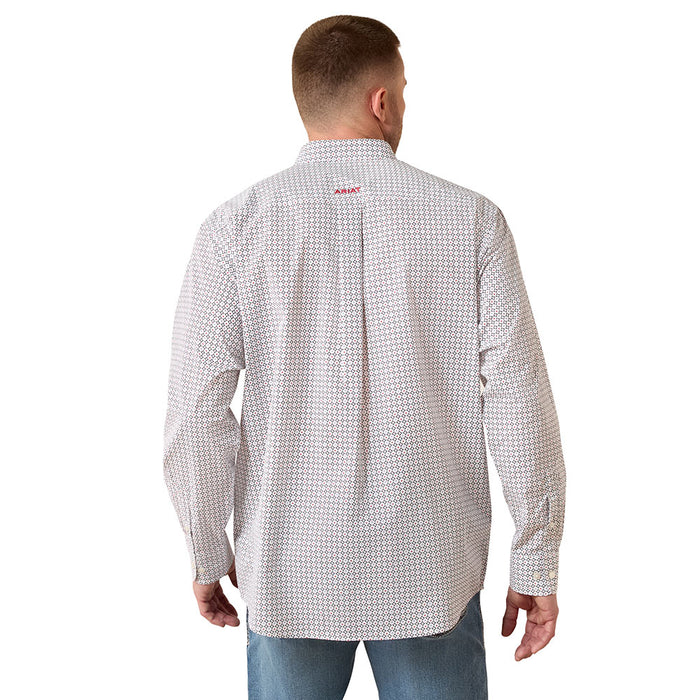 Ariat Men's White Geo Print Britton Shirt