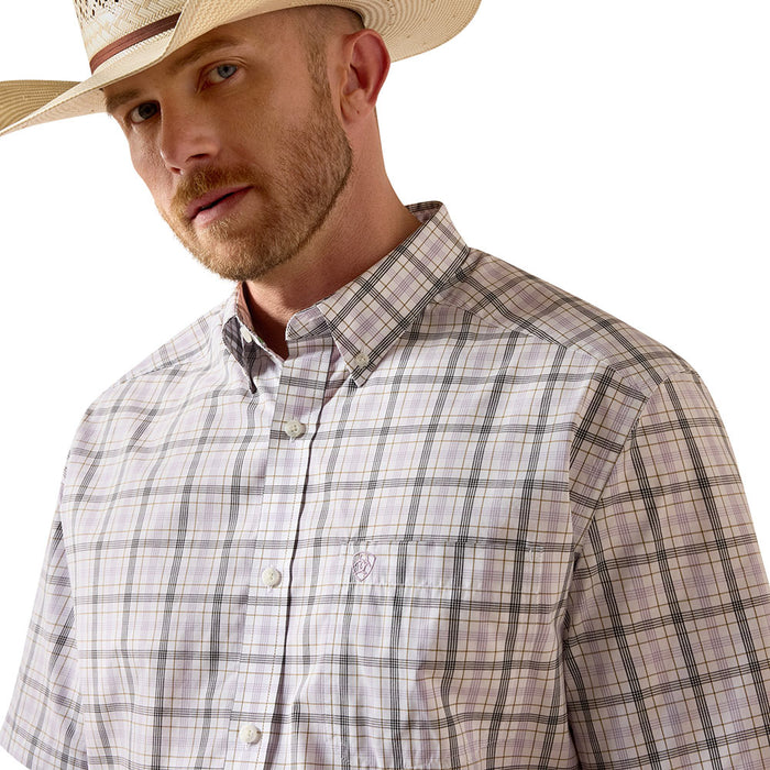 Ariat Men's White Plaid Pro Sasha Shirt