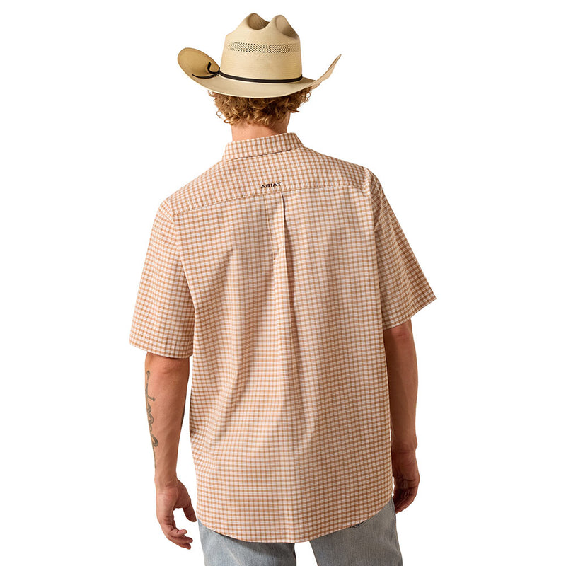 Ariat Men's Almond Plaid Pro Niles Shirt