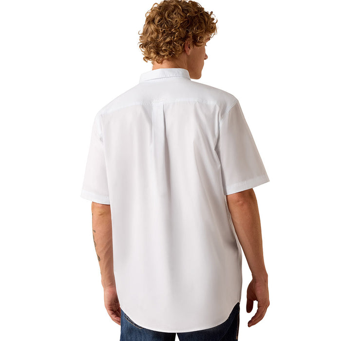 Ariat Men's White Light Weight Twill Classic Shirt