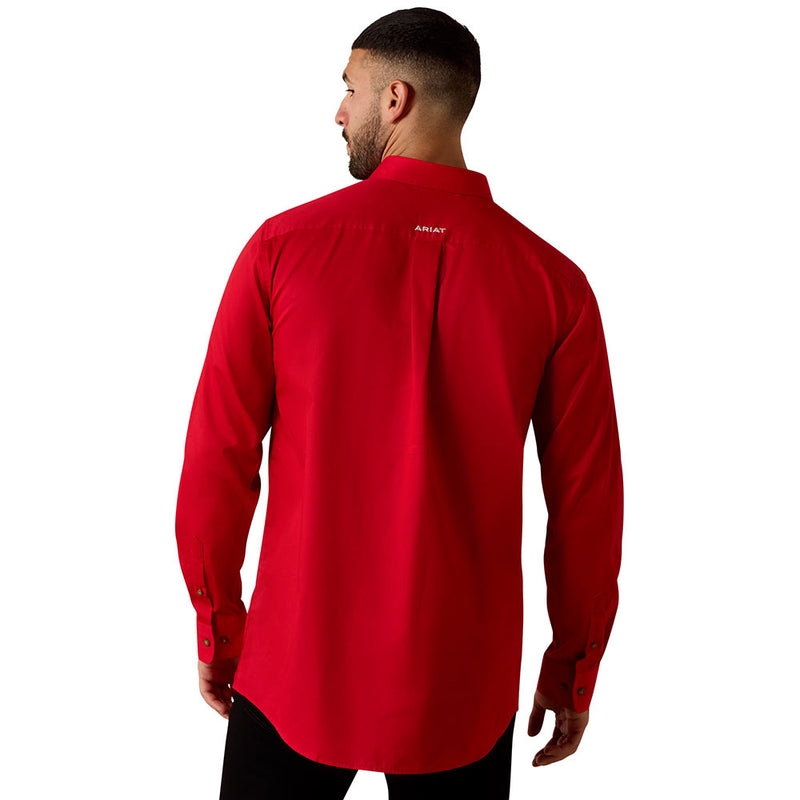 Ariat Men's Team Logo Tango Red & White Shirt