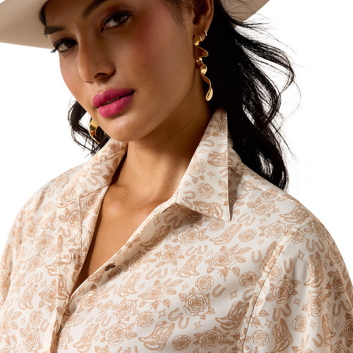Ariat Women's Boots 'N' Roses Homestyle Shirt