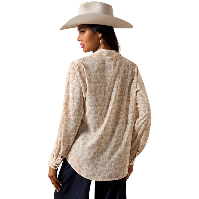 Ariat Women's Boots 'N' Roses Homestyle Shirt