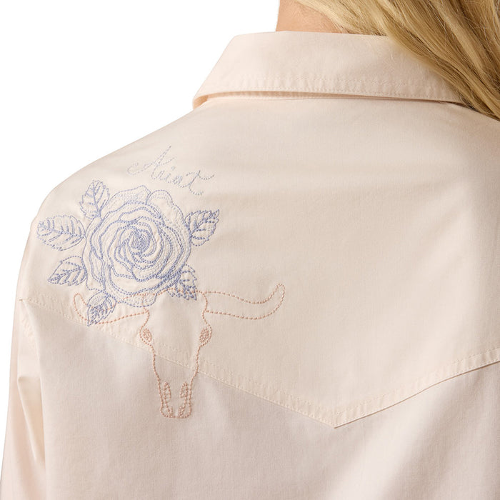 Ariat Women's Sea Salt Ashville Embroidered Shirt