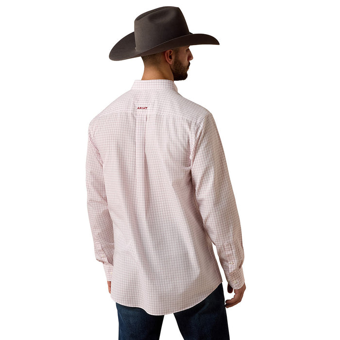 Ariat Men's Barely Pink Wrinkle Free Wenzel Shirt