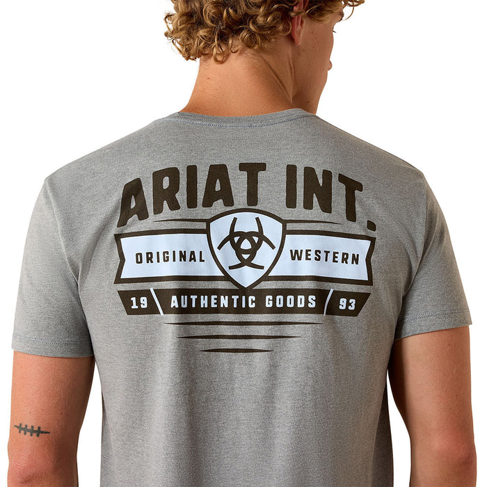 Ariat Men's Banner Badge Iceberg Tee Shirt