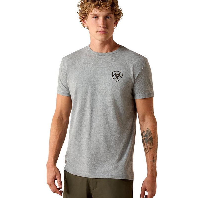 Ariat Men's Banner Badge Iceberg Tee Shirt