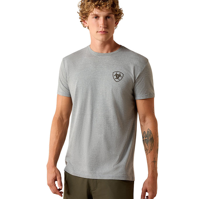 Ariat Men's Banner Badge Iceberg Tee Shirt