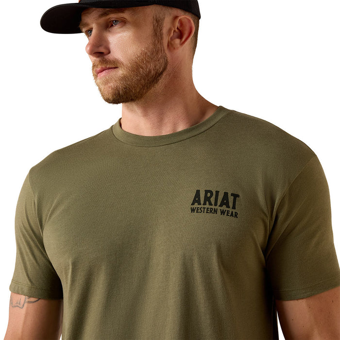Ariat Men's Outline Shop Military Tee Shirt