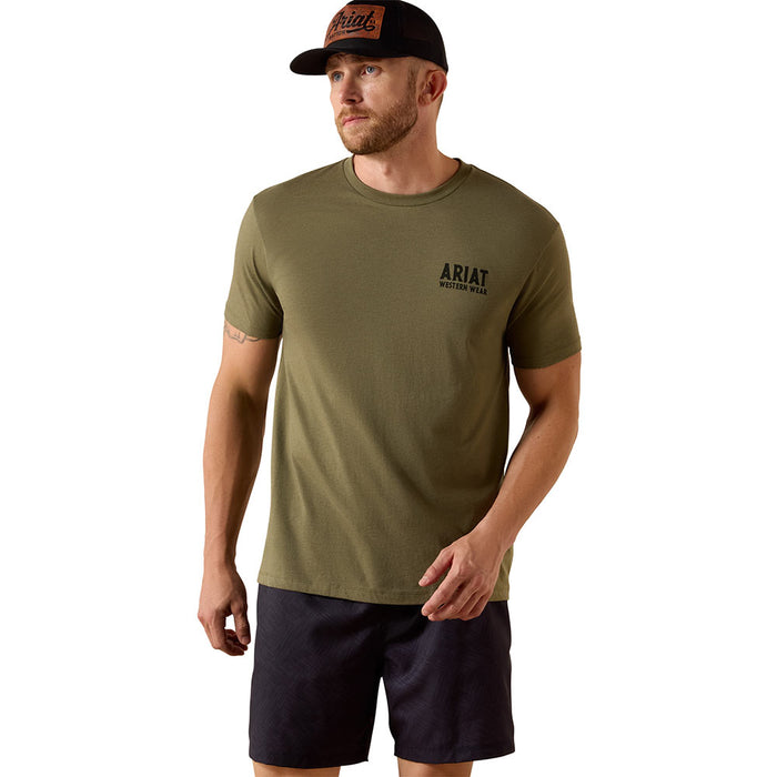Ariat Men's Outline Shop Military Tee Shirt