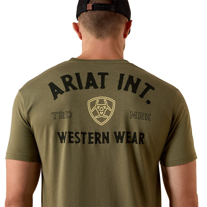 Ariat Men's Outline Shop Military Tee Shirt
