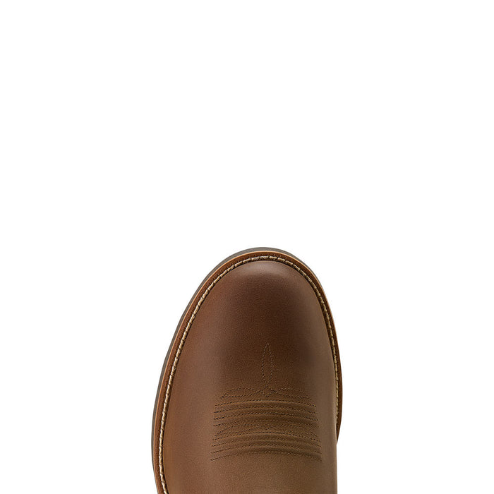 Ariat Men's Sport Stratten Distressed Brown Vamp and Top Round Toe