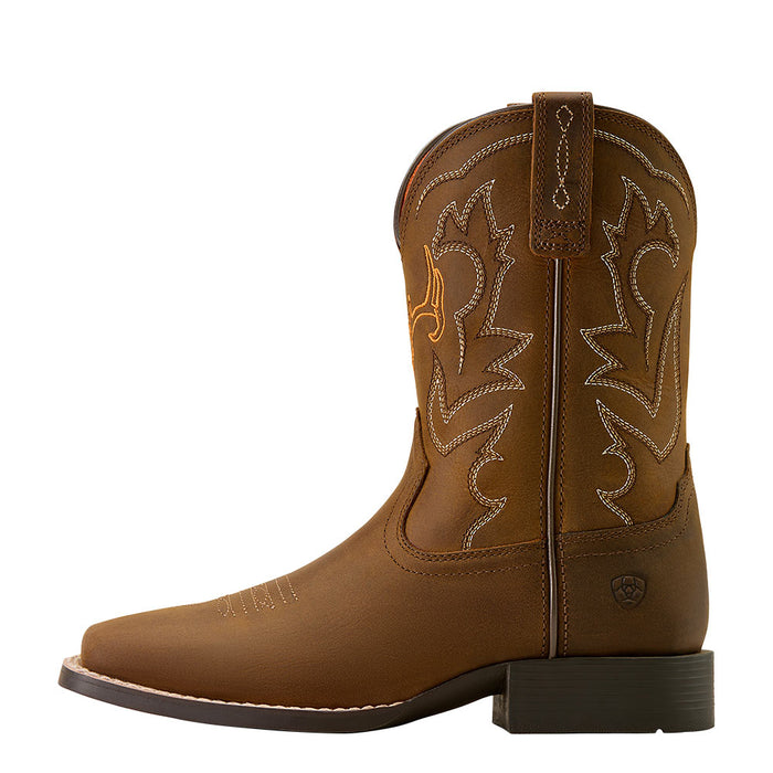 Ariat Kid's Deer Ridge Distressed Brown Vamp and Top