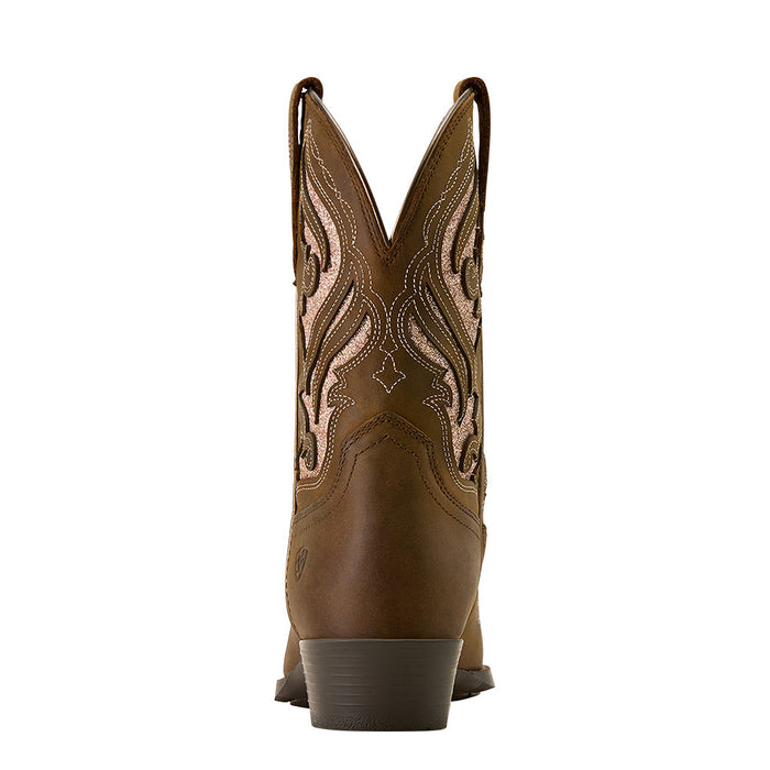 Ariat Kid's Fashion Bliss Sassy Brown Snip Toe Boot