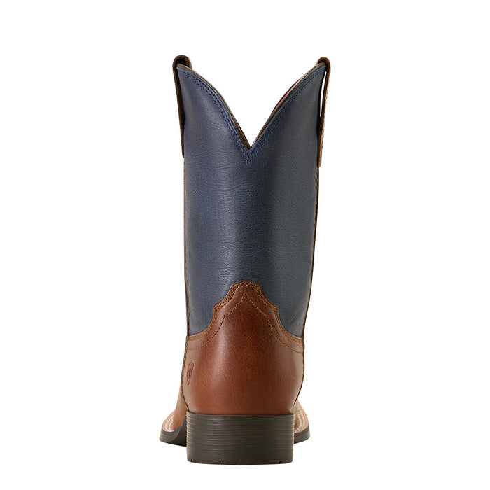 Ariat Kid's Freedom Rider Hickory Smoke Vamp Nightfall Navy Top