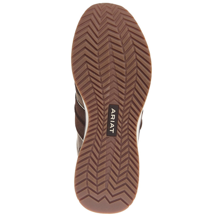 Ariat Men's Ranch Runner Barley Brown Bomber Tennis Shoe