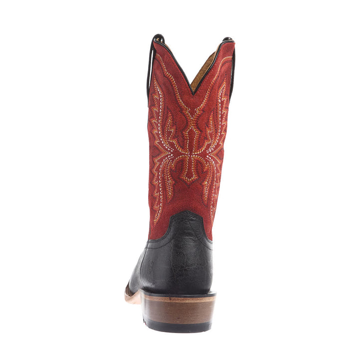 Ariat Men's Preston Black Elephant Print Vamp Flaming Hot Top
