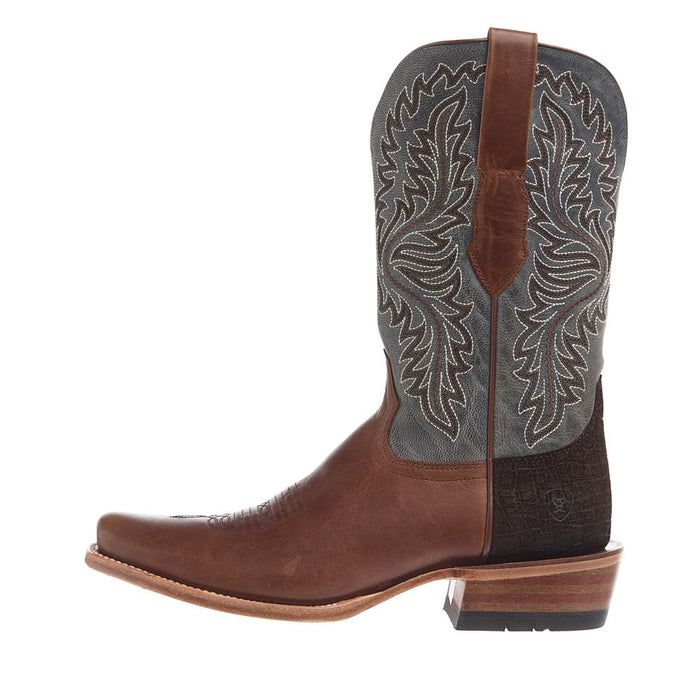 Ariat Men's Futurity Deal Rawhide Tan Vamp 12in Frosted Blue Top
