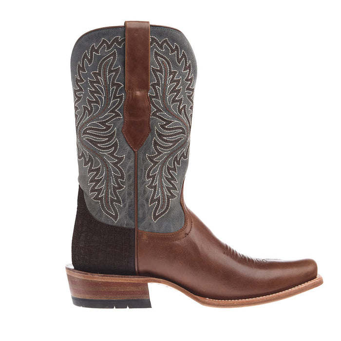 Ariat Men's Futurity Deal Rawhide Tan Vamp 12in Frosted Blue Top