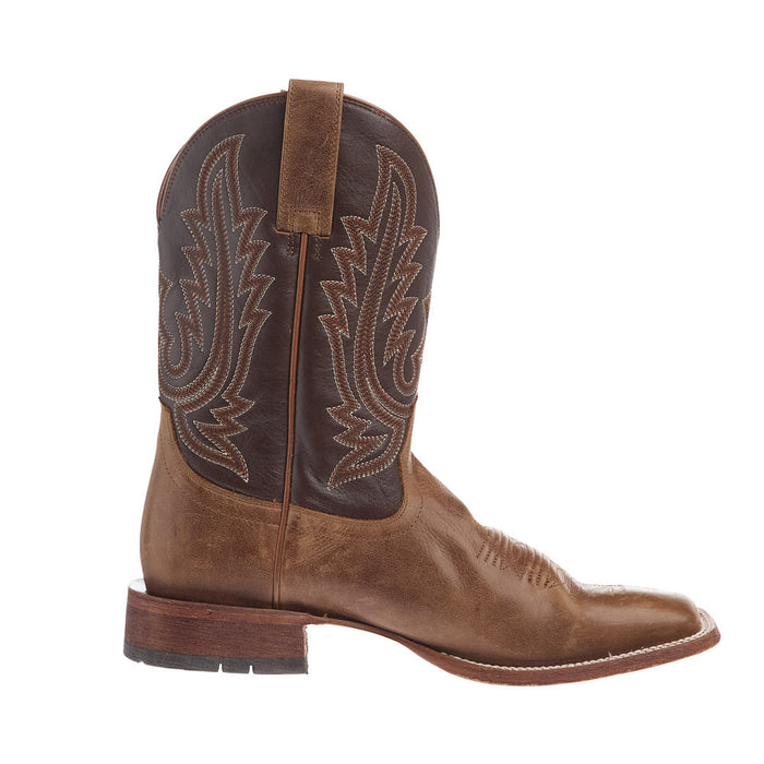 Ariat Men's County Roads Wheat Tan Vamp 11in Santa Fe Brown Top