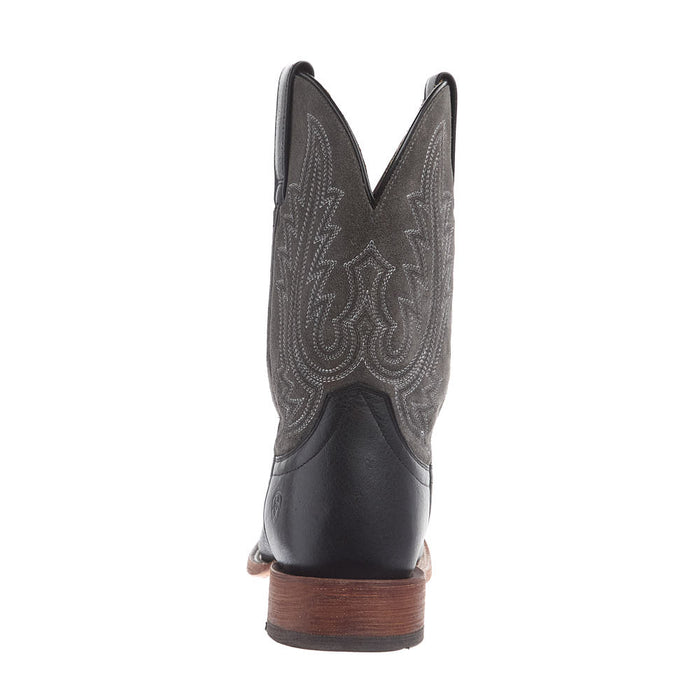 Ariat Men's County Roads Nightshade Black Vamp 11in Gunmetal Grey Suede Top