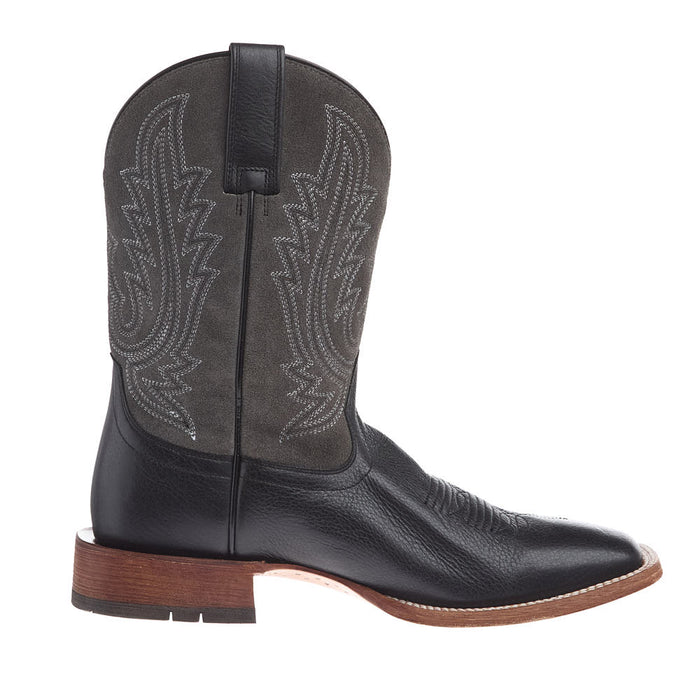 Ariat Men's County Roads Nightshade Black Vamp 11in Gunmetal Grey Suede Top