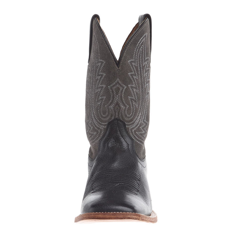 Ariat Men's County Roads Nightshade Black Vamp 11in Gunmetal Grey Suede Top