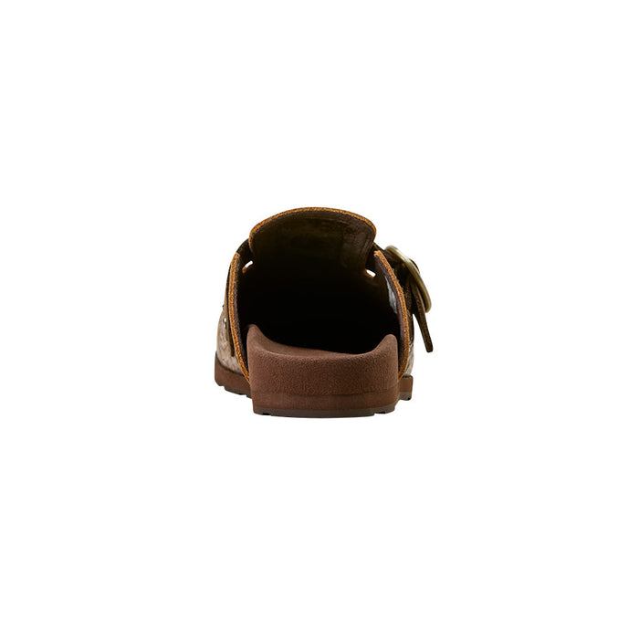 Ariat Women's Country Mule Brown Floral Embossed Casual